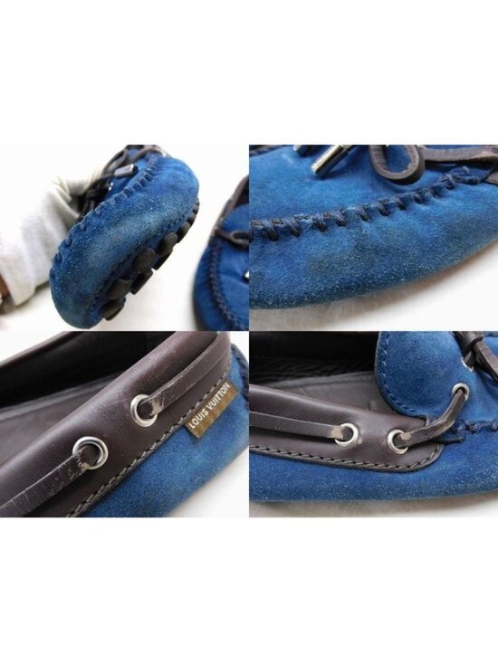 Louis Vuitton 8 Suede Leather Driving Shoes Loafers Moccasins main image 5